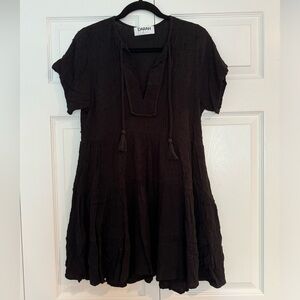 Dara Dahl Black Mini Dress
